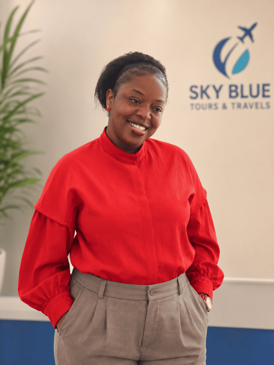 Marlène Lusanga, Conseillère en billetterie et voyages chez SkyBlue Tours